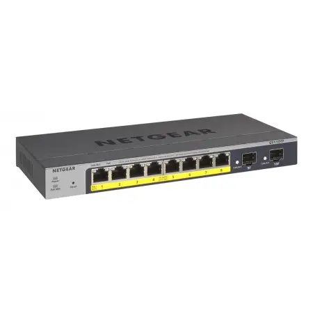 NETGEAR GS110TP-300EUS Netgear ProSafe Smart 10-Port Gigabit Switch 8xPoE, 2xSFP (GS110TP v3)