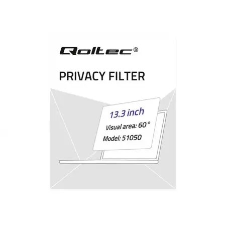 QOLTEC 51050 Qoltec Filtr prywatyzujący RODO 13.3 16:9