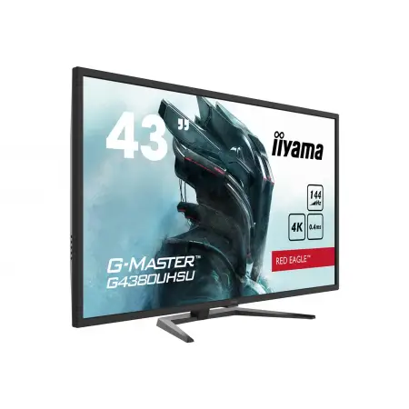 IIYAMA G4380UHSU-B1 Pro-Gaming G-Master Red Eagle 43inch VA UHD 144Hz 550cd/m2 0.4ms HDR 2xHDMI 2xDP (P)