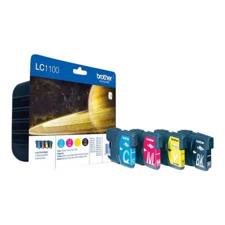 BROTHER LC1100VALBP Zestaw Brother LC1100 CMYK Blister Pack 450str MFC6490CW / DCP6690CW