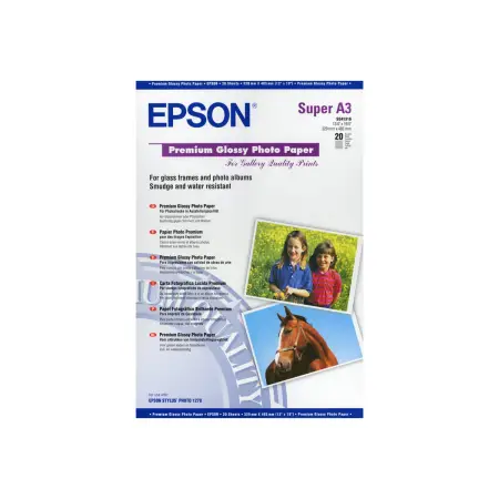 EPSON C13S041316 Papier Epson Premium Glossy photo 255g A3+ 20ark