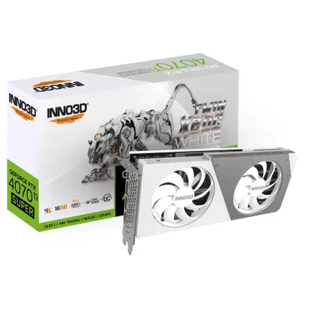 INNO3D GeForce RTX 4070 Ti SUPER X2 OC WHITE
