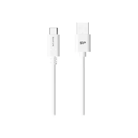 SILICON POWER Kabel USB TypeC - USB Boost Link LK10AC 1M 2.4A Biały