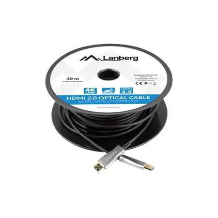 LANBERG HDMI v2.0 M/M cable 30m optical AOC black