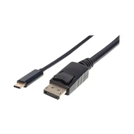 MANHATTAN 152464 Manhattan Kabel monitorowy adapter USB-C na DisplayPort DP 4K M/M czarny 2m