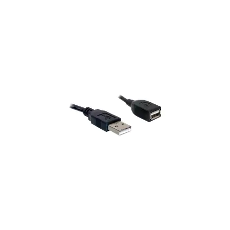 DELOCK 82457 Delock Przedłużacz USB AM-AF 2.0, 15cm, czarny