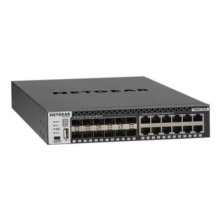 NETGEAR XSM4324S-100NES Netgear M4300-12X12F MANAGED SWITCH Stackable 12x10G and 12xSFP+ (XSM4324S)