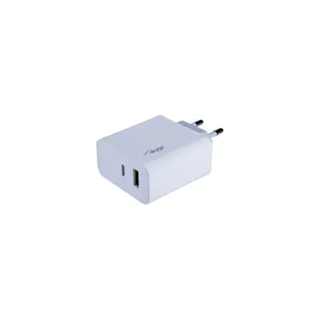 AKYGA Ładowarka sieciowa AK-CH-14 45W USB-A + USB-C PD Quick Charge 3.0 5-20V / 2.25-3A biała