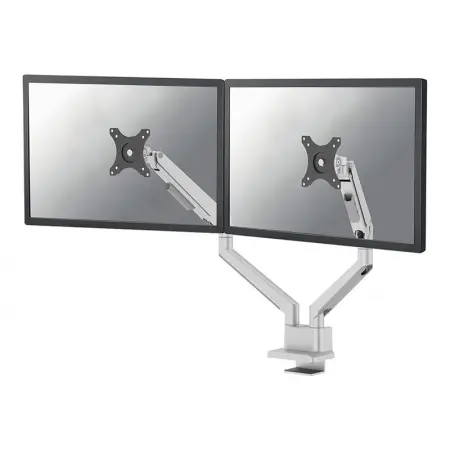 NEOMOUNTS Next Slim Desk Mount Double Display topfix clamp and grommet