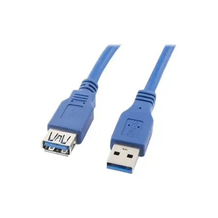 LANBERG CA-US3E-10CC-0018-B Lanberg przedłużacz kabla USB 3.0 AM-AF 1.8m niebieski