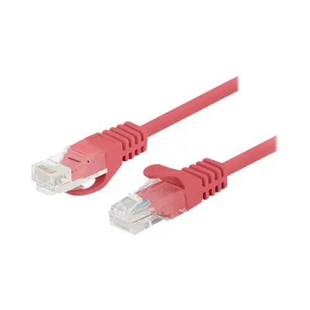 LANBERG Patchcord Cat.6 UTP 1m red 10-pack