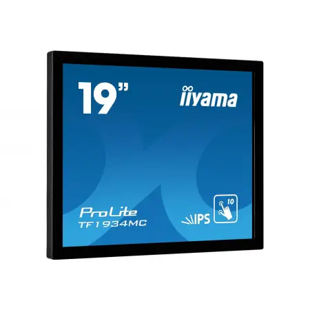 IIYAMA TF1934MC-B7X A 19inch Touchpanel 1280x1024 IPS 350cd  10touch points CA VGA HDMIx1 DPx1 open frame black