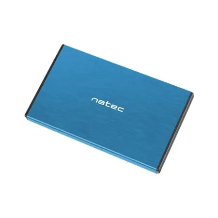 NATEC NKZ-1280 Natec obudowa RHINO GO USB 3.0 na dysk 2,5 SATA, niebieska, Aluminium