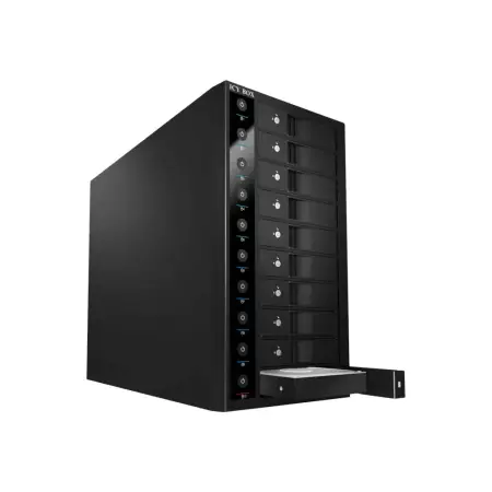 ICYBOX IB-3810U3 IcyBox Obudowa na 10 dysków 3,5 SATA I/II/III, USB 3.0,, RAID, Czarna