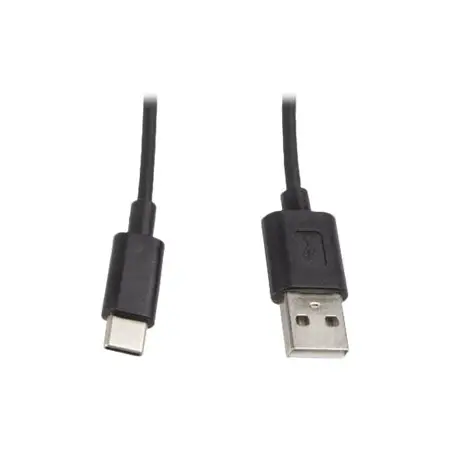 LANBERG CA-USBO-10CC-0010-BK Lanberg kabel USB 2.0 Type-C(M)-AM 1m czarny