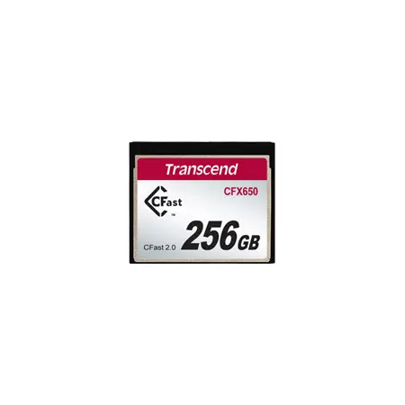 TRANSCEND TS128GCFX650 Transcend CFX650 128GB CFast 2.0 Flash Memory Card, SuperMLC
