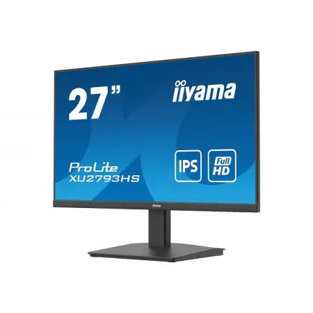 IIYAMA XU2793HS-B6 27inch ETE IPS EyeComfort/EyeSafe 2.0 FHD 100Hz 250cd/m2 Speakers HDMI DP 1ms FreeSync FreeSync