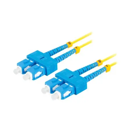 LANBERG fiber optic patchcord SM SC/UPC-SC/UPC duplex 5m LSZH g657a1 3.0mm yellow