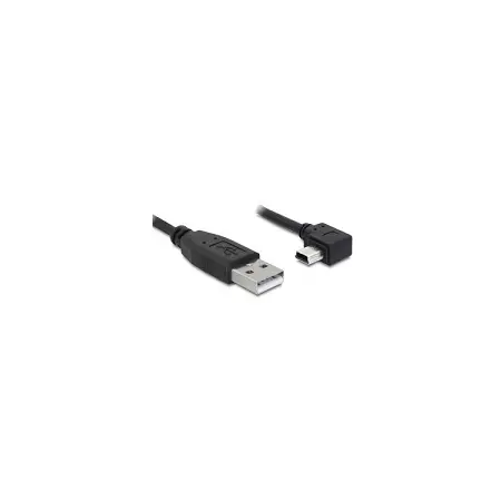DELOCK 82684 Delock kabel kątowy USB 2.0 AM -> USB mini-BM 90 5m black