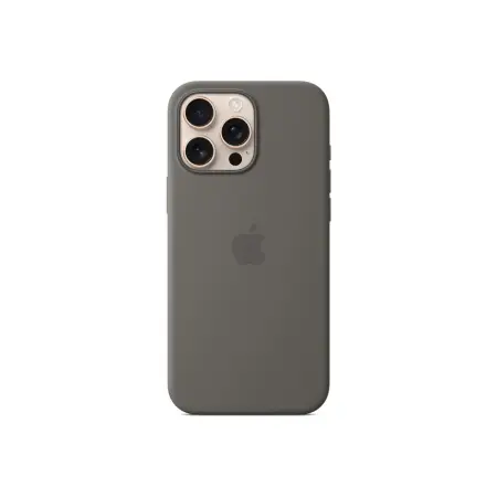 APPLE iPhone 16 Pro Max Silicone Case with MagSafe - Stone Gray