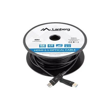 LANBERG kabel HDMI v2.1 8K M/M 40m optyczny AOC