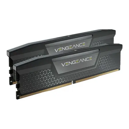 CORSAIR VENGEANCE 64GB 4x16GB DDR5 6400MT/s DIMM Unbuffered 32-40-40-84 Std PMIC XMP 3.0 Black Heatspreader 1.4V