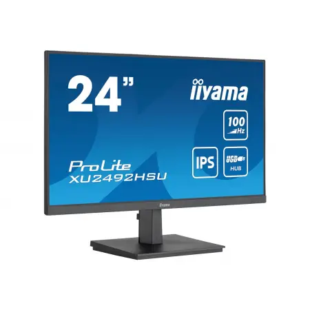 IIYAMA XU2492HSU-B6 24inch ETE IPS-panel FHD 100Hz 250cd/m2 0.4ms MPRT FreeSync HDMI DP Speakers USB-HUB (P)