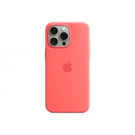 APPLE iPhone 15 Pro Max Silicone Case with MagSafe - Guava