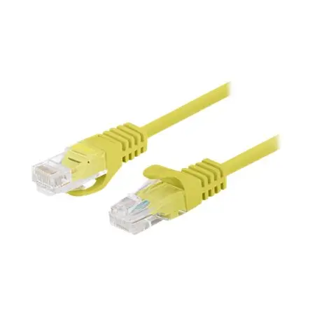 LANBERG Patchcord Cat.5e UTP 1.5m yellow 10-pack