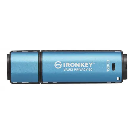 KINGSTON 128GB IronKey Vault Privacy 50 USB AES-256 Encrypted FIPS 197