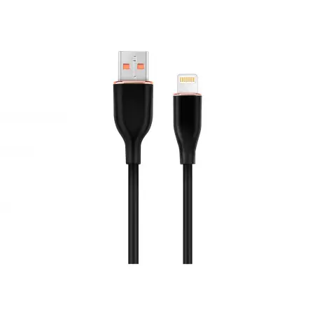 GEMBIRD Kabel USB - do 8 pin do ładowania i transmisji danych Premium Silicon oplot silikonowy 1.5m czarny