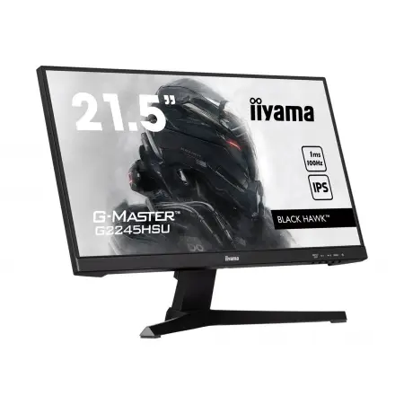 IIYAMA G2245HSU-B1 G-Master Black Hawk 21.5inch ETE IPS FHD 100Hz 250cd/m2 1ms HDMI DP USB-HUB 2x2.0 Speakers Black Tuner (P)