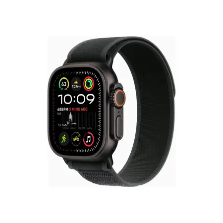 APPLE Watch Ultra 2 GPS + Cellular 49mm Black Titanium Case with Black Trail Loop - S/M