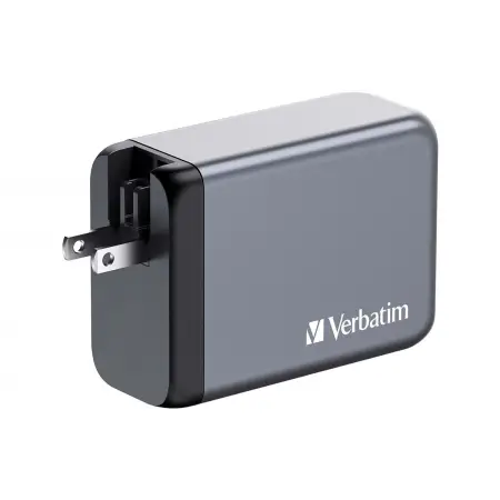 VERBATIM Charger GNC-240 GaN with 4 Port 240W USB A/C EU/UK/US