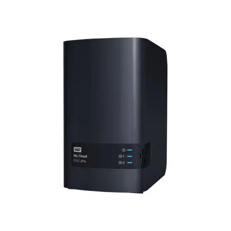 WDC WDBVBZ0060JCH-EESN NAS WD My Cloud EX2 Ultra, RAID, 6TB, 10/100/1000 Mb/s, czarny