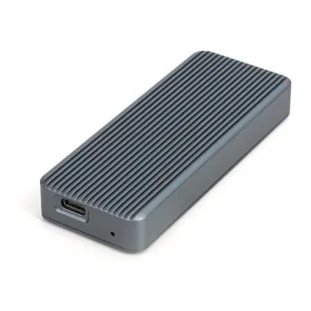 DIGITUS USB M.2 hard disk enclosure SSD external NVMe 20Gbps USB 3.2 Gen2x2 aluminum incl. mounting material