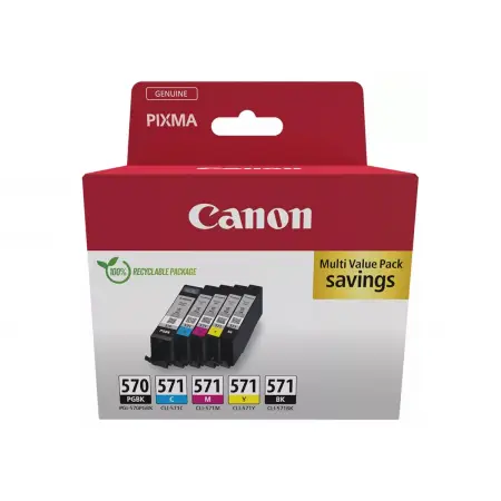 CANON PGI-570/CLI-571 Ink Cartridge PGBK/C/M/Y/BK