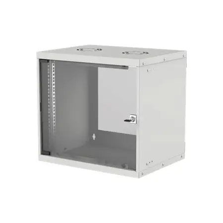 INTELLINET Szafka wisząca 9U 540x400 Rack 19inch Basic Flatpack szara