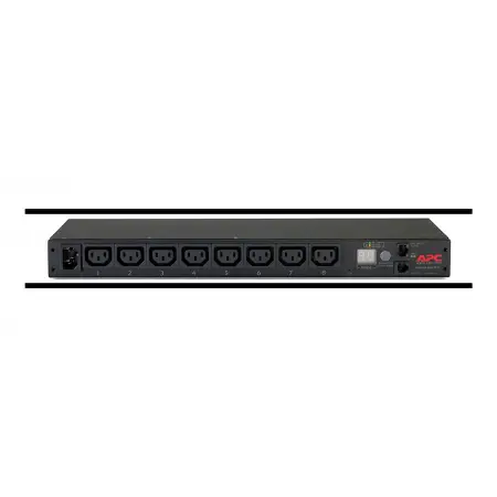 APC AP7820B APC Rack PDU, Metered, 1U, 12A/208V, 10A/230V, (8) C13