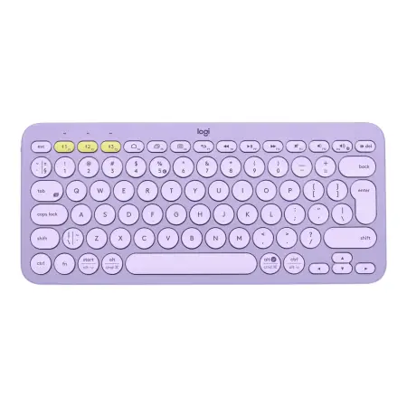 LOGITECH K380 Multi-Device Bluetooth Keyboard - LAVENDER LEMONADE - (US) INTL - INTNL