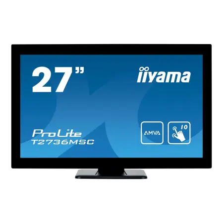 IIYAMA T2736MSC-B1 Monitor IIyama T2736MSC-B1 27, VA, Full HD, HDMI/DP/USB, głośniki