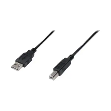 ASM AK-300102-010-S ASSMANN Kabel połączeniowy USB 2.0 HighSpeed Typ USB A/USB B M/M czarny 1m