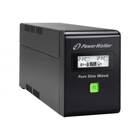 POWERWALKER UPS VI 800 SW FR Line-Interactive 800VA 2X 230V PL USB-B LCD Pure Sine wave