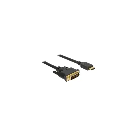 DELOCK 85583 Delock kabel DVI(M) - HDMI(M) 1,5m, czarny