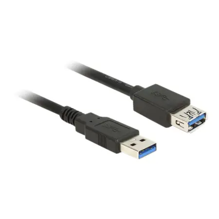 DELOCK 85053 Delock Kabel Przedłużacz USB 3.0 AM-AF, 0.5m, czarny