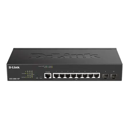 D-LINK 10-Port Gigabit PoE Managed Switch