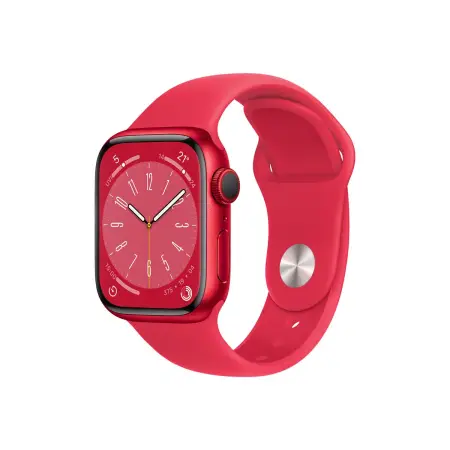 APPLE Watch Series 8 GPS + Cellular 41mm PRODUCT RED Aluminium Case with PRODUCT RED Sport Band - Regular