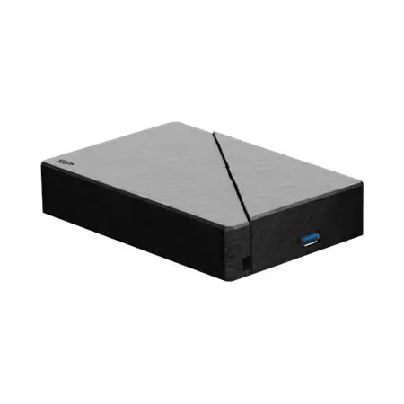 SILICON POWER External HDD Stream S07 6TB 3.5inch USB 3.2 adaptor EU Led light Black