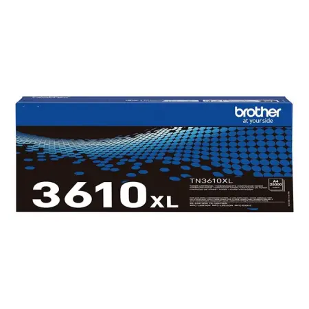 BROTHER TN-3610XL Ultra High Yield Black Toner Cartridge Prints 25.000 pages