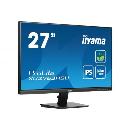 IIYAMA XU2763HSU-B1 27inch ETE IPS EyeComfort/EyeSafe 2.0 FHD 100Hz 250cd/m2 3ms GTG HDMI DP 2xUSB 3.2 Speakers (P)